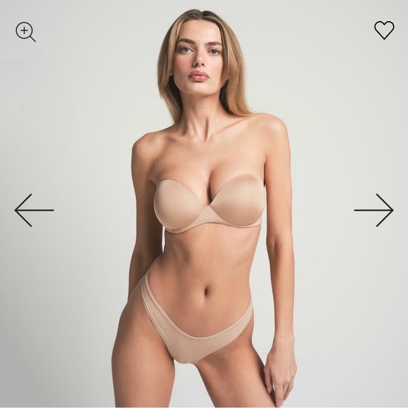 Skims ultimate strapless push up bra- clay. 34c nwt - Picture 2 of 9